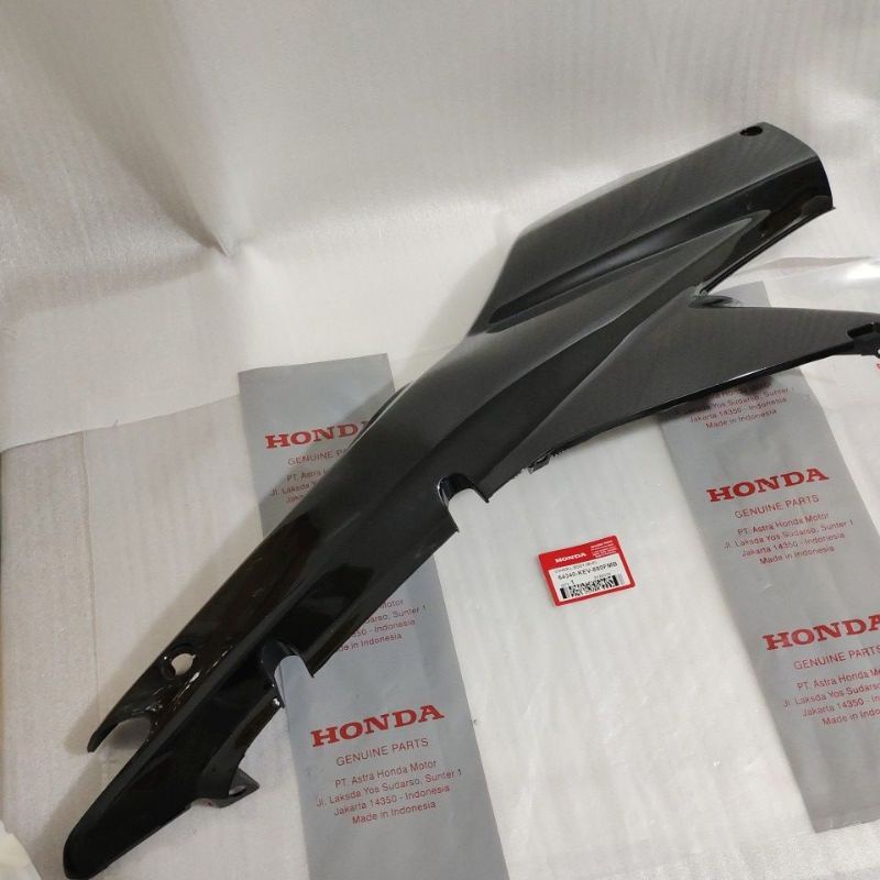 Cover Body Belakang KIRI Honda Supra X old lama Ori Hitam 64340-KEV-880FMB