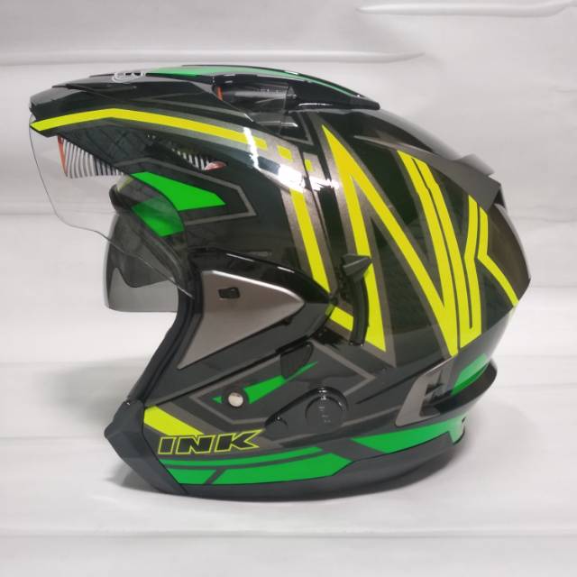 INK T MAX MOTIF BLACK YELLOW FLUO GREEN FLUO