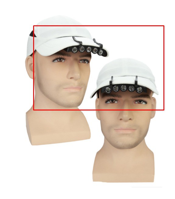 Senter Klip Topi LED Clip Headlamp