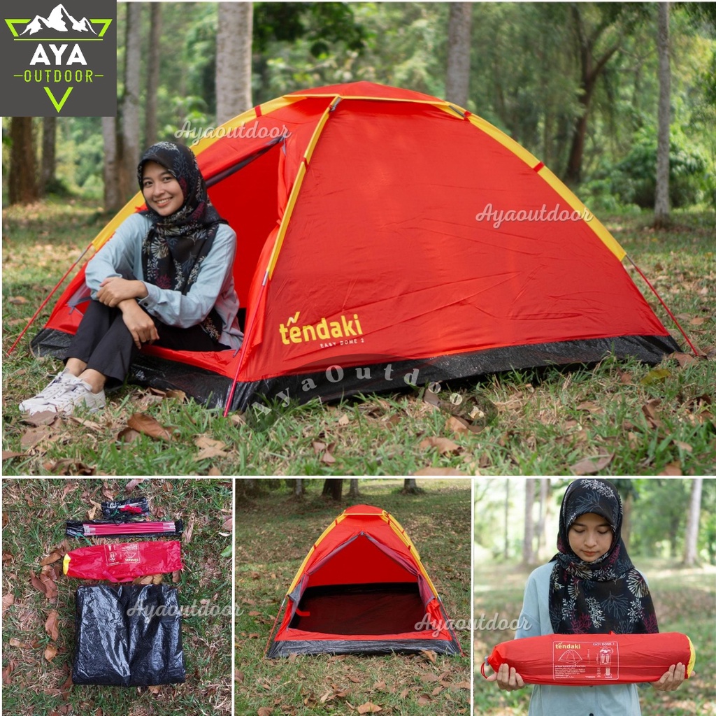 Jual Tenda Camping Kapasitas Orang Tendaki Easy Dome P Great Outdoor Hiking Tent Shopee