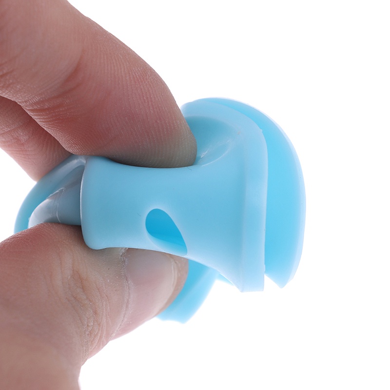 # Kaos T-Shirt Wanita Lengan Pendek Motif Print #10pcs Rol Pengeriting Rambut Bahan Karet Silikon Lembut