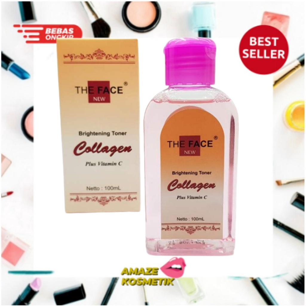 PALING DI CARIK!!!! THE FACE COLLAGEN Toner 100ml BPOM (Perawtan Wajah) - (Pembersih Wajah)