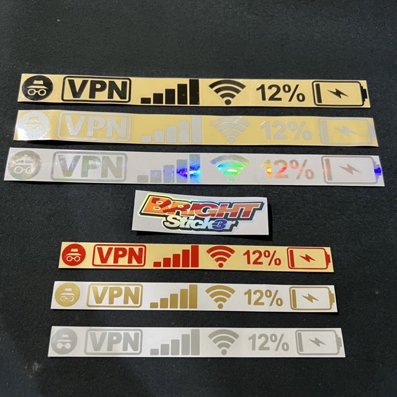 STICKER VPN SINYAL HP WIFI BATERAI CUTTING