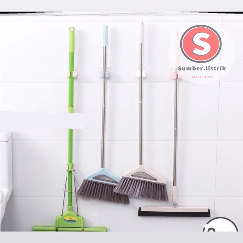 GANTUNGAN SAPU DAN PEL MOP SUCTION HANGER / GANTUNGAN TEMPEL SAPU DAN PEL / GANTUNGAN HOK