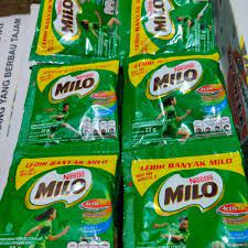 

Susu bubuk milo renceng (1 renceng=10pcs)/murah/sehat/untuk minum pagi