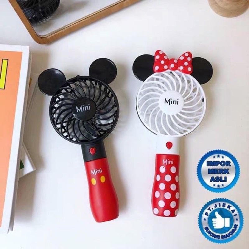 KIPAS ANGIN PORTABLE MIC-KEY MIN-NIE MOUSE/KIPAS ANGIN MINI/MOTIF ALPUKAT/BEAR KIPAS ANGIN TANGAN PORTABLE DISNEY