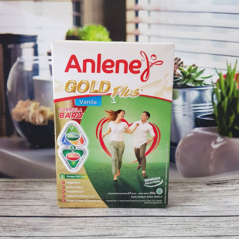 

Anlene Gold Plus Formula Baru 250gr - Susu Tinggi Protein dan Rendah Lemak