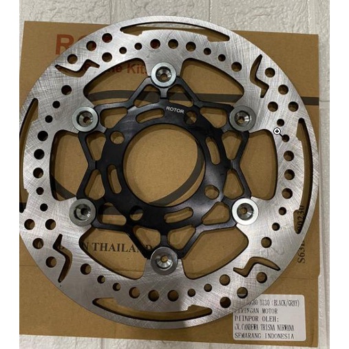 Piringan cakram Discbrake Cakram Depan Rotor 3 Dimensi  220mm Beat Vario Mio Fino dll