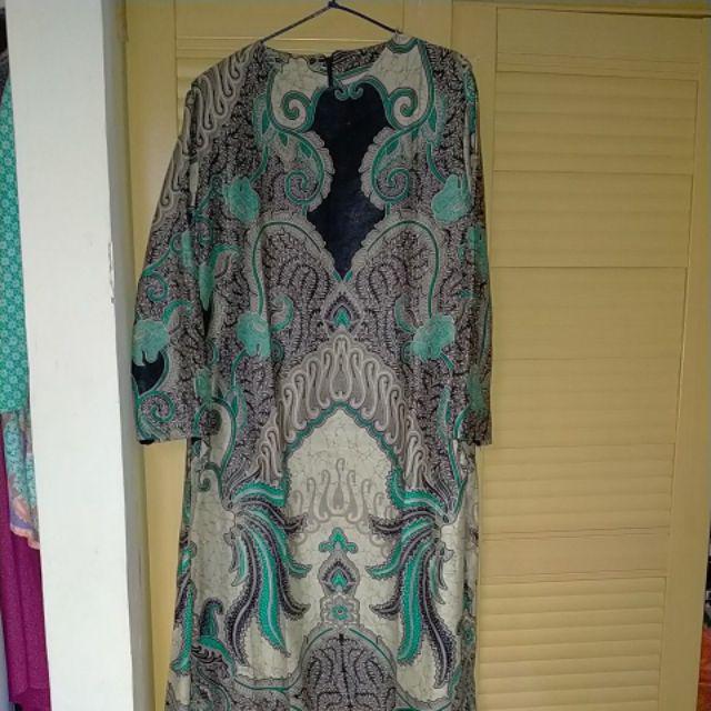 Atasan Baju Batik Couple Warna Krem Biru Merah Seragam Batik Kondangan Kerja M L Xxl Murah