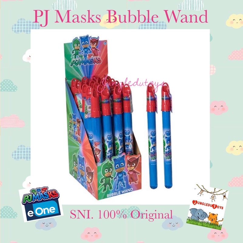 Mainan Anak Gelembung Sabun PJ Masks Bubble Wand Original