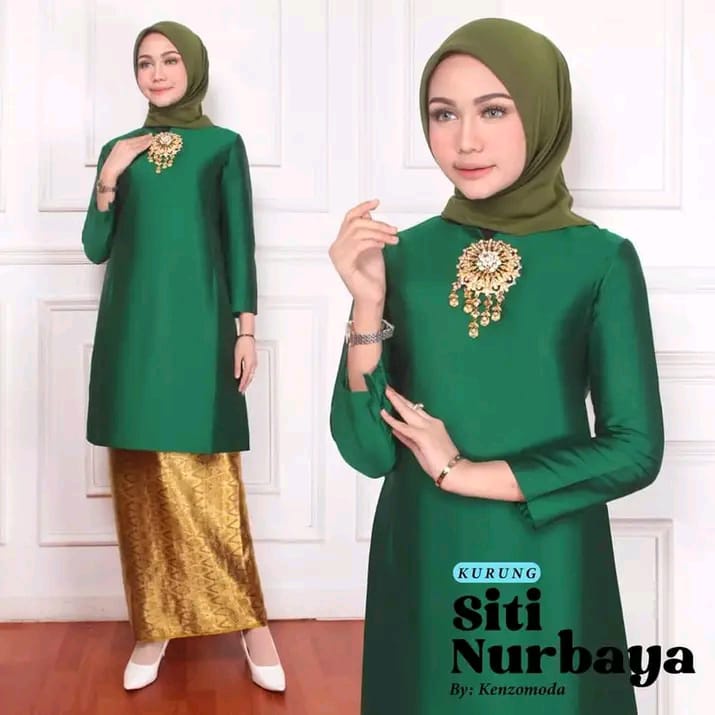 Setelan Songket Siti Nurbaya || Set Baju Kurung Melayu Tradisional || Kebaya Malaysia Modern || Set 