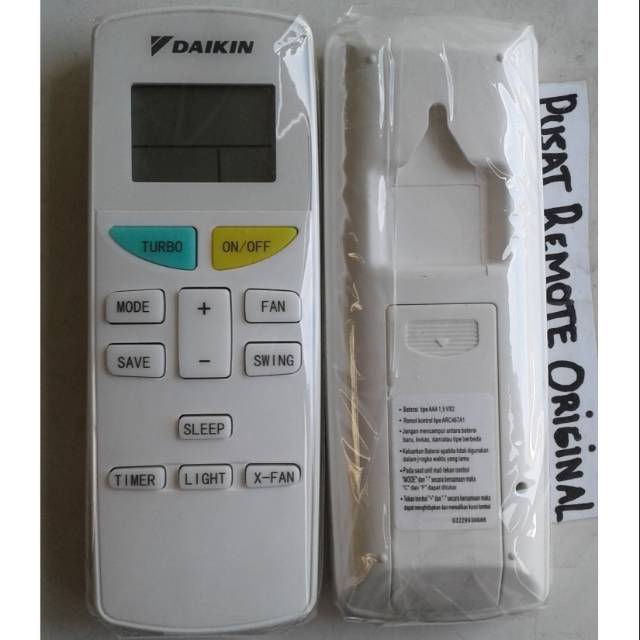 REMOTE REMOT AC DAIKIN ARC467A1 ORIGINAL ASLI