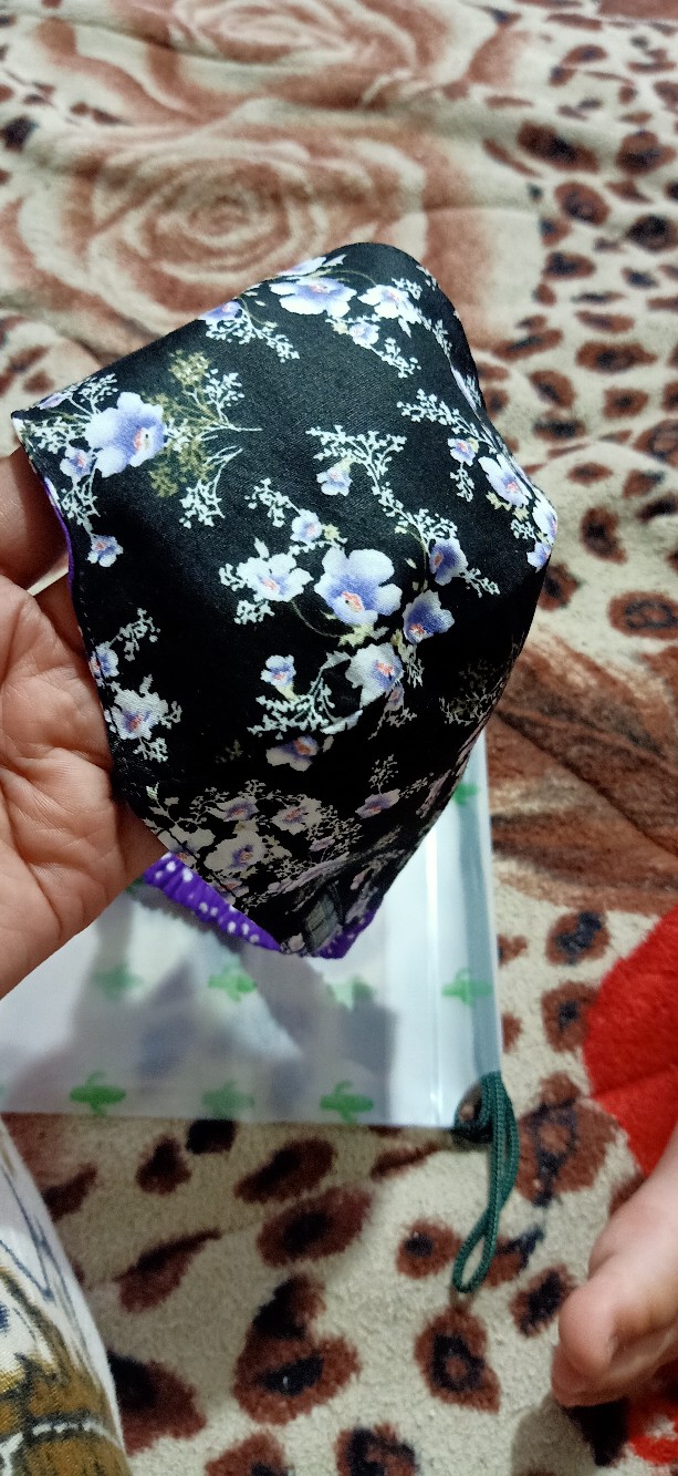 Masker Bobal Tali Kerut 1