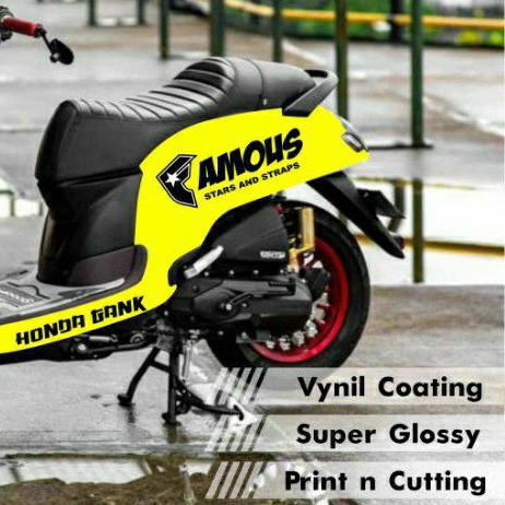 stiker bodi Scoopy stiker Famous