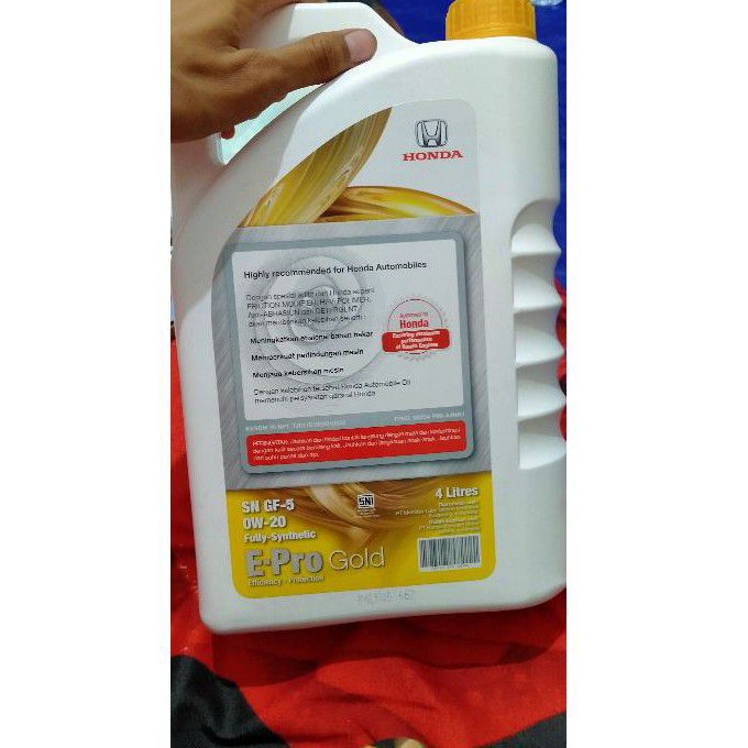 Mobil Honda Oli Mesin Mobil Original HAO,EproGold..0w-20
