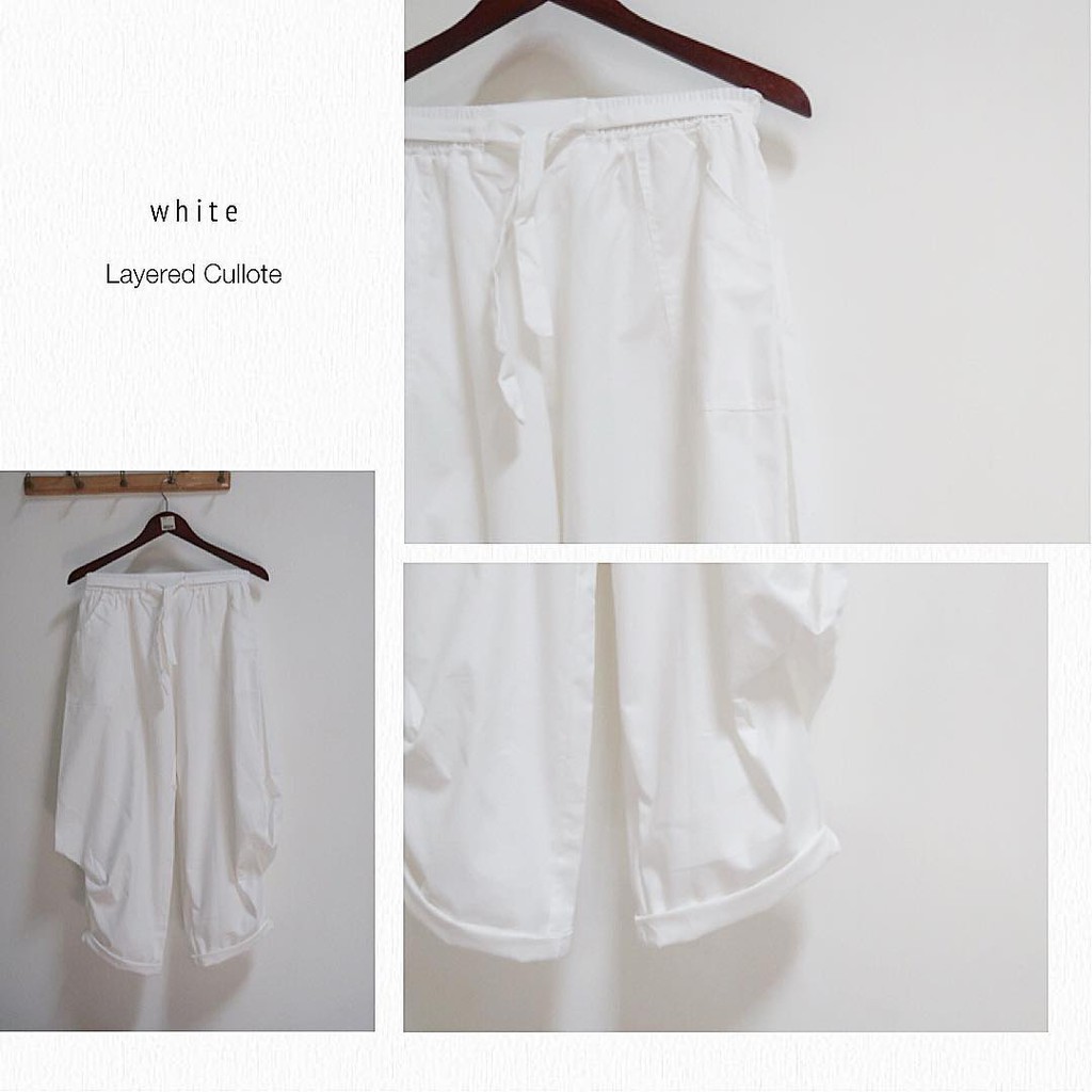 LAYERED CULLOTES ● WHITE
