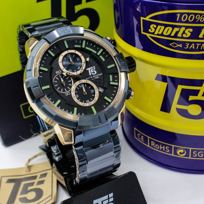 Jam T5 H 3815 original bergaransi free tin box