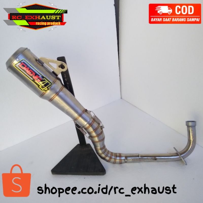 Knalpot racing DAENG Mio sporty/smile/mio j/mio m3/z/soul/xeon/fino/x ride/gear