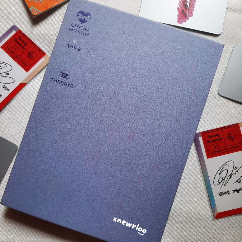 [READY] THE BOYZ 3RD GEN FANKIT FANCLUB THE B PHOTOCARD BINDER COLLECT BOOK KOLBUK 4P OFFICIAL