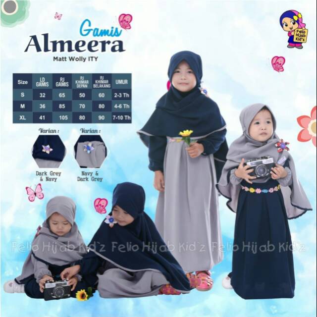 Gamis almeera kids