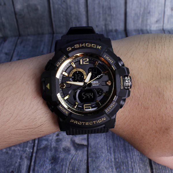 MODEL BARU PALING LAKU ... G-Shock Casio GWA1045 Black Gold Hitam Emas . Jam tangan pria & anak anak