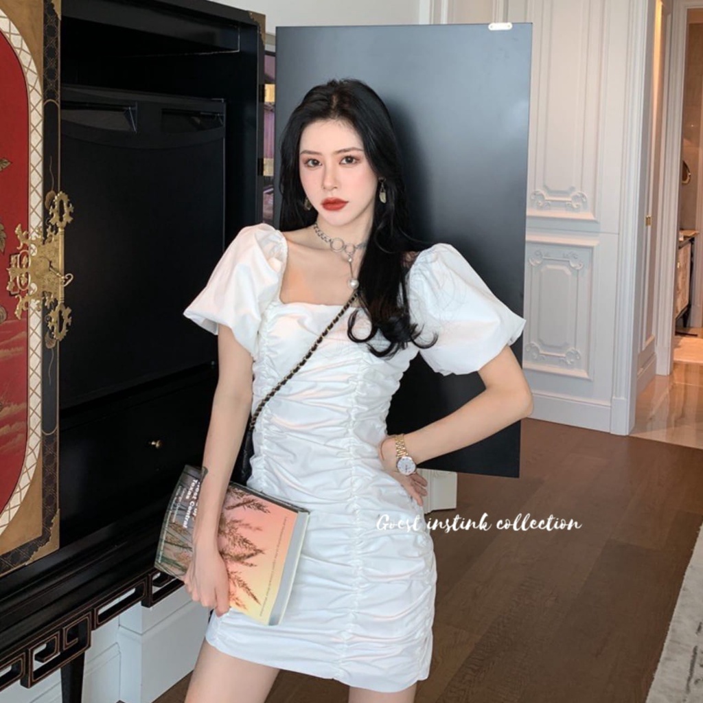 S~XXXXL Mini Dress Sexy Dress Mesha Sabrina A Line Bodycon Dress Korea Jumbo