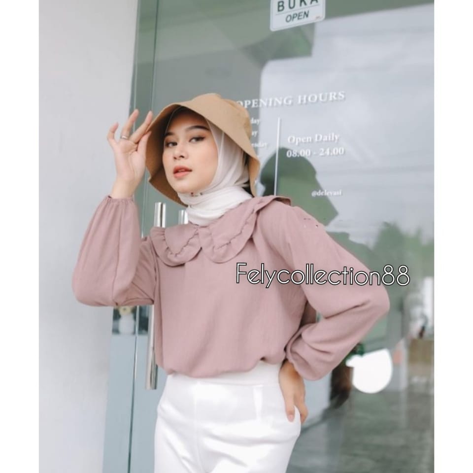 Dewia Blouse // Atasan Muslim // Atasan Wanita Kekinian Terbaruu