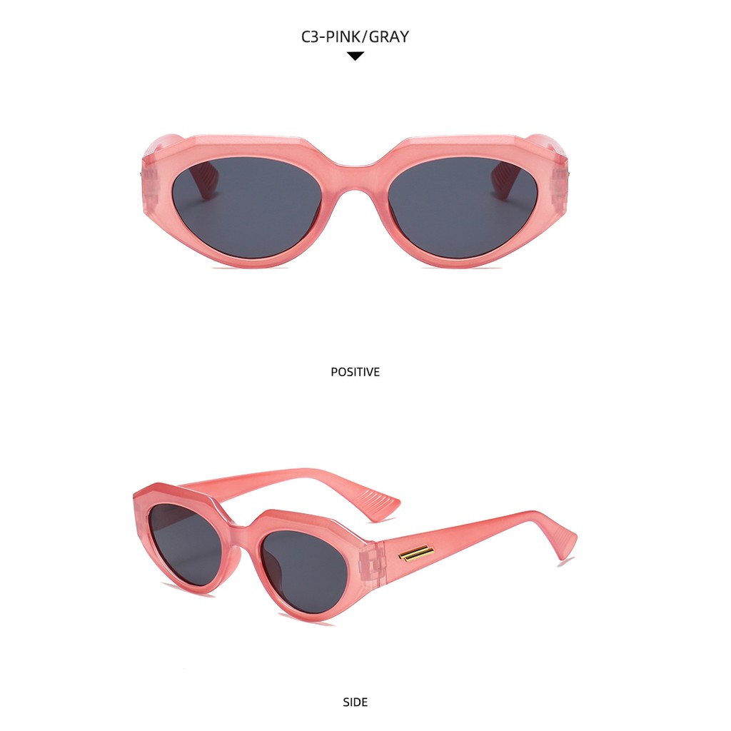 2021 Korean fashion ins European and American cat eye irregular sunglasses