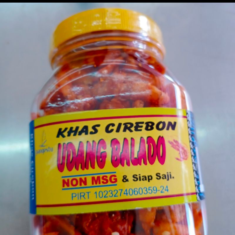 

udang Goreng Balado matang Siap makan Berat - 150 Gram