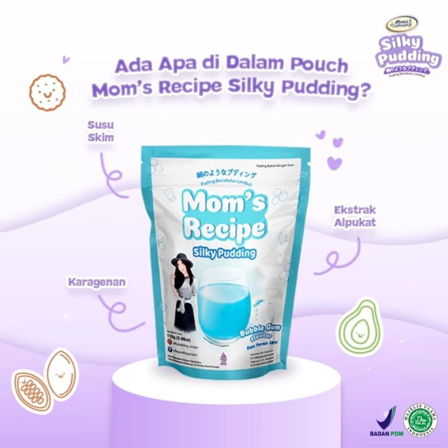 SILKY PUDDING POUCH ALL VARIANT FORISA MOM'S RECIPE 110g