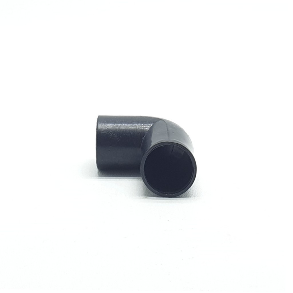 @50 Pcs (1 Plastik) Aston Elbow Knee Pipa Listrik 5/8&quot; HITAM / Keni Lbow