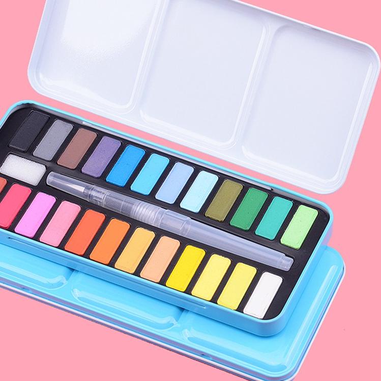 

91 Olla Cat lukis Cat Air Sponge Lukis 24 Warna Watercolor Set - WC2 ➽ 91