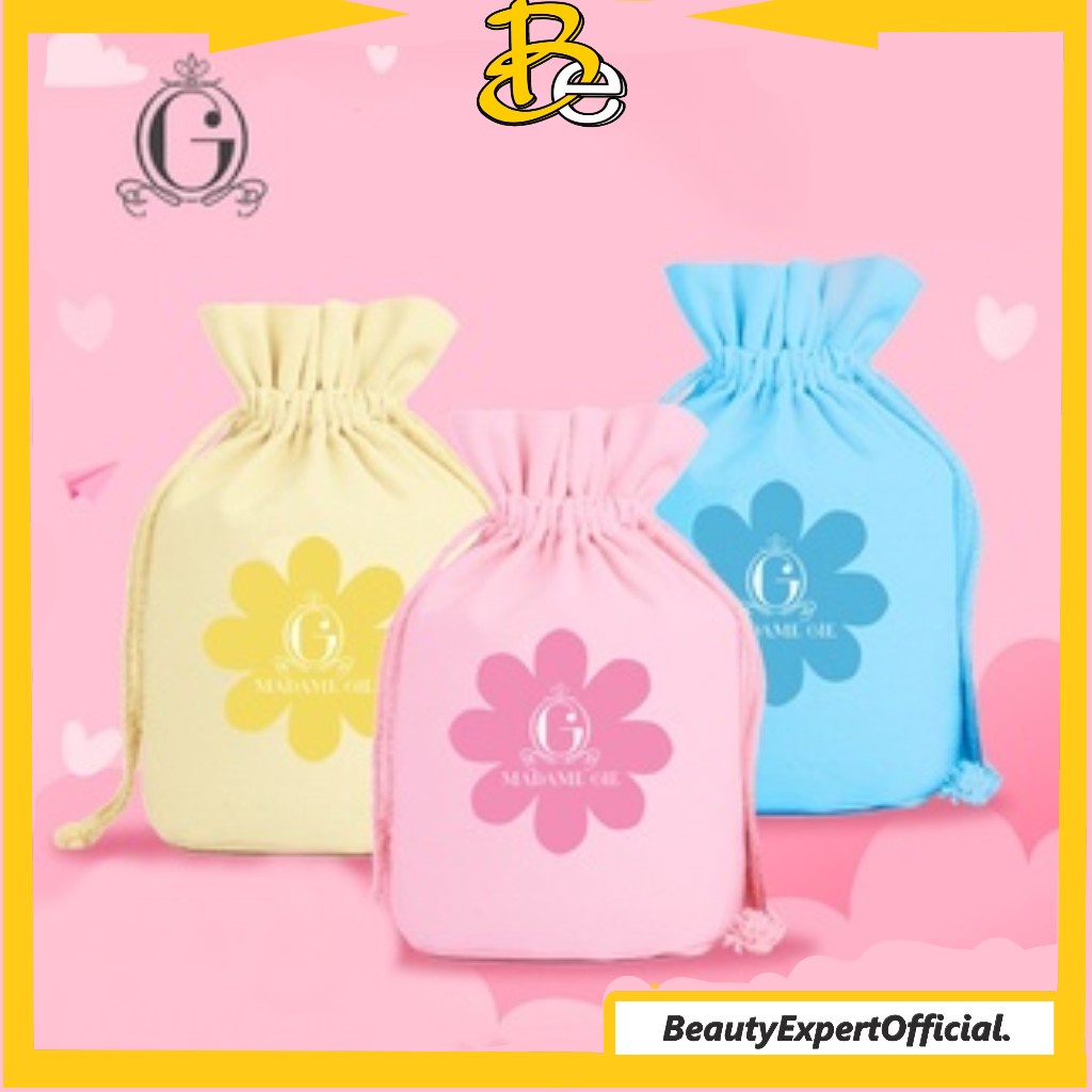 ⭐️ Beauty Expert ⭐️ Madame Gie Beauty Pouch Exclusive Random KUNING BIRU PINk - Makeup