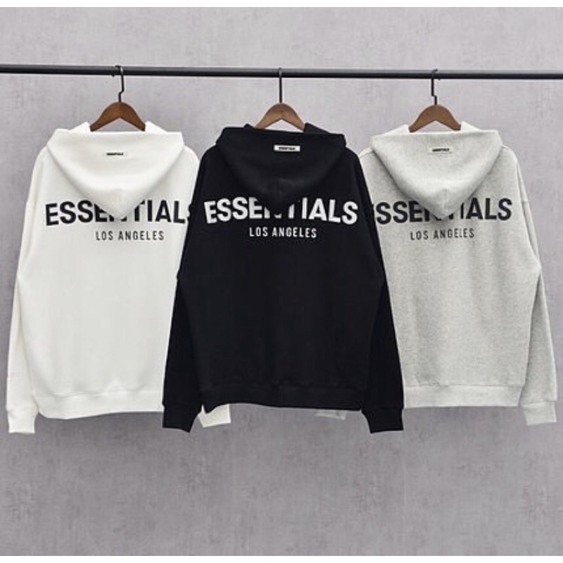 reflective hoodie fog fear of god jacket tebal essentials los angeles baju fg jungkook taehyung bts