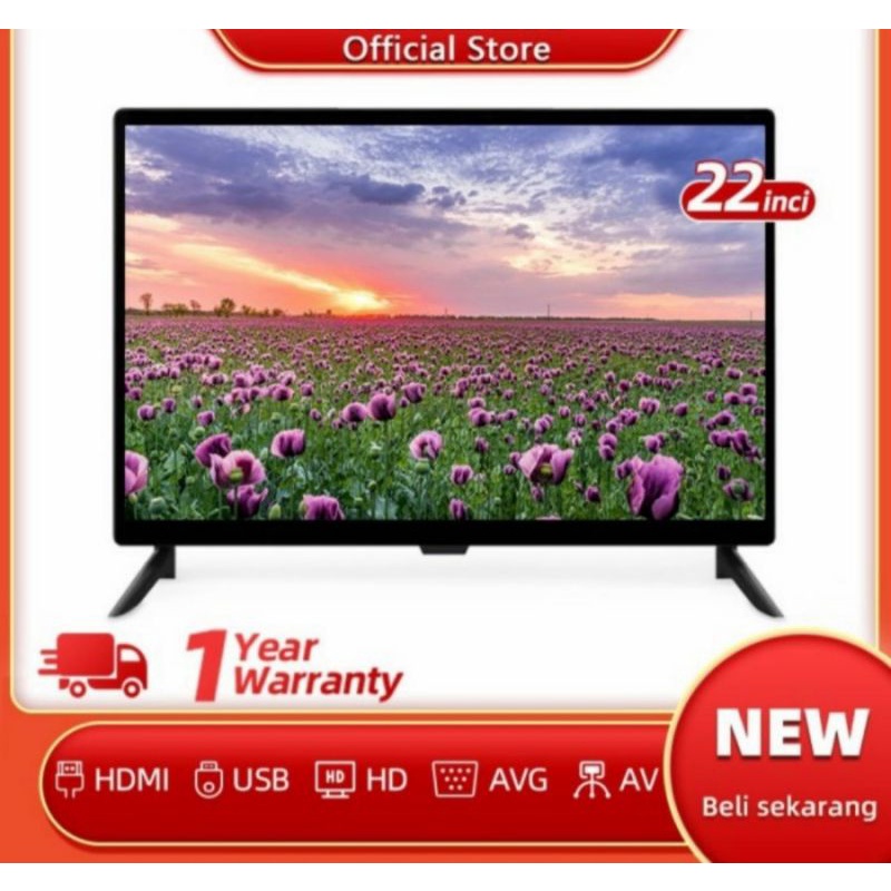Gazela Tv Led 22 Inci Full Hd Bisa Untuk Monitor, Cctv,Ps3 Led Tv