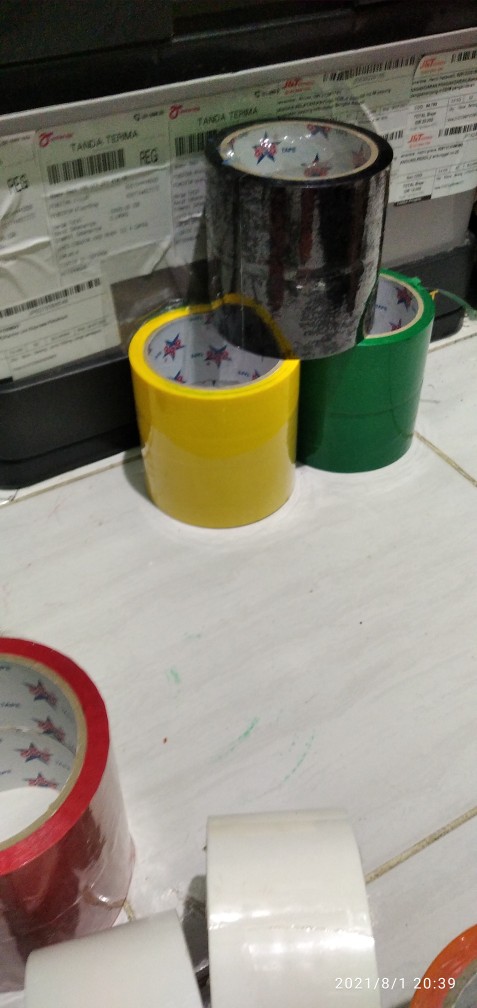 Lakban Warna Warni 48 Mm X 72 Yard / Off Tape