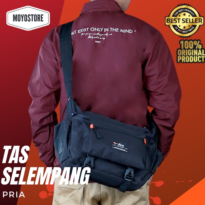 Tas Sling Bag Pria Tas Waist Bag Pria  - Tas Selempang Pria Tas Pinggang Pria Tas Multifungsi Tas Jo