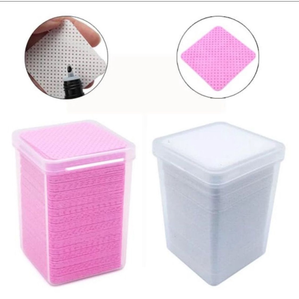 200pcs Kapas Pembersih Tutup Lem eyelash bahan kain / remover glue eyelash extension