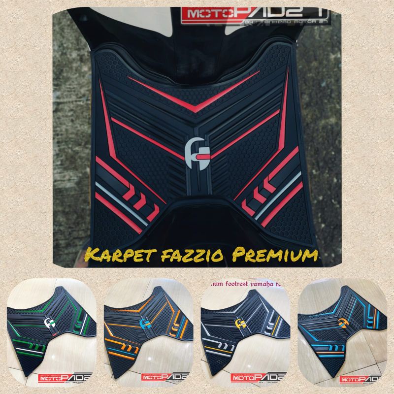 Karpet pijakan alas kaki footres yamaha Fazzio Premium