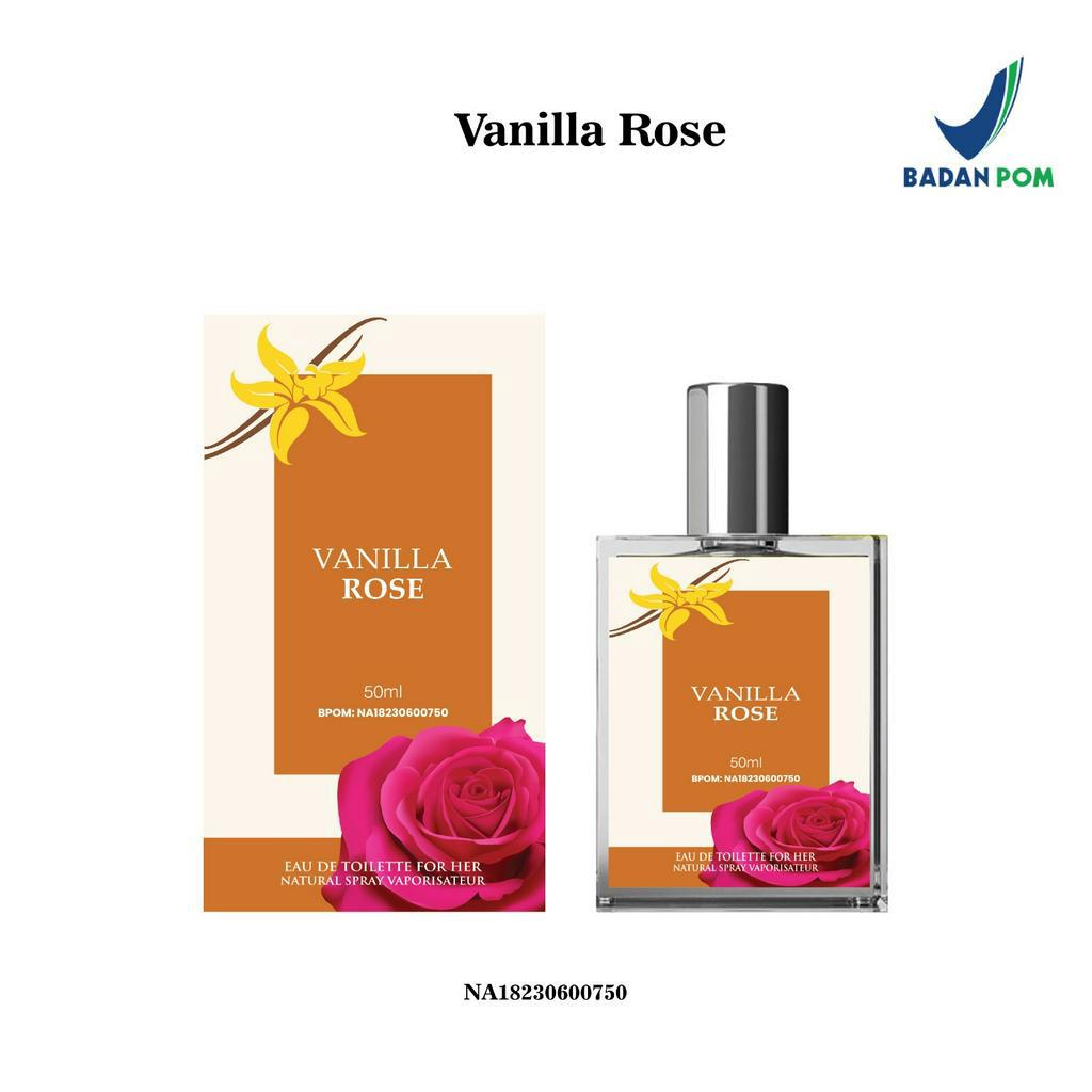 GEN - [BPOM] Parfum Vanilla Rose 50ml Premium / Parfum Vanilla Rose Women 50ml / Minyak Wangi Vanilla Rose 50ml