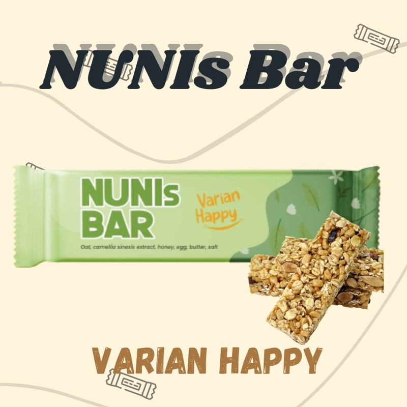 

[NUNIs Bar] Snack Bar Sehat Varian Happy
