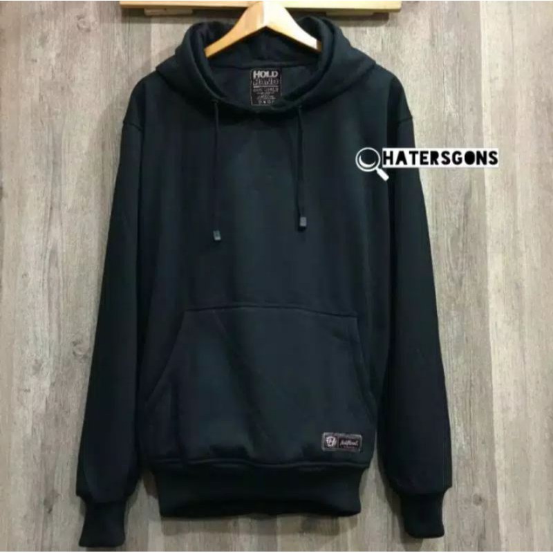 promo jaket hoodie polos bahan tebal Berkualitas size:L,XL,XXL