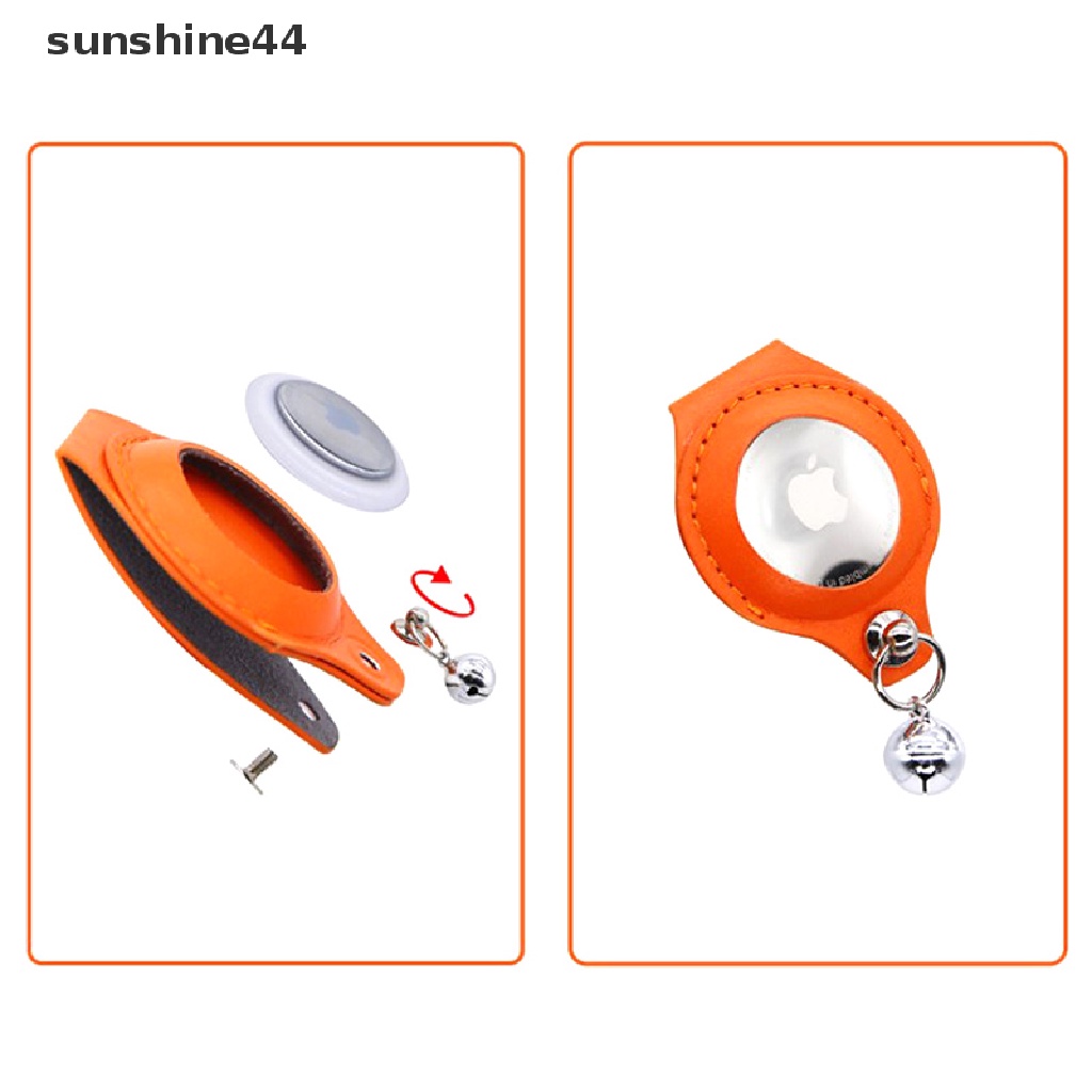 Sunshine AirTag Untuk Hewan Peliharaan ​Casing Pelindung GPS Tracker Untuk Apple Airtags