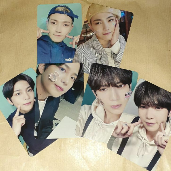 photocard ATEEZ WONDERWALL SET Hongjoong yeosang jongho
