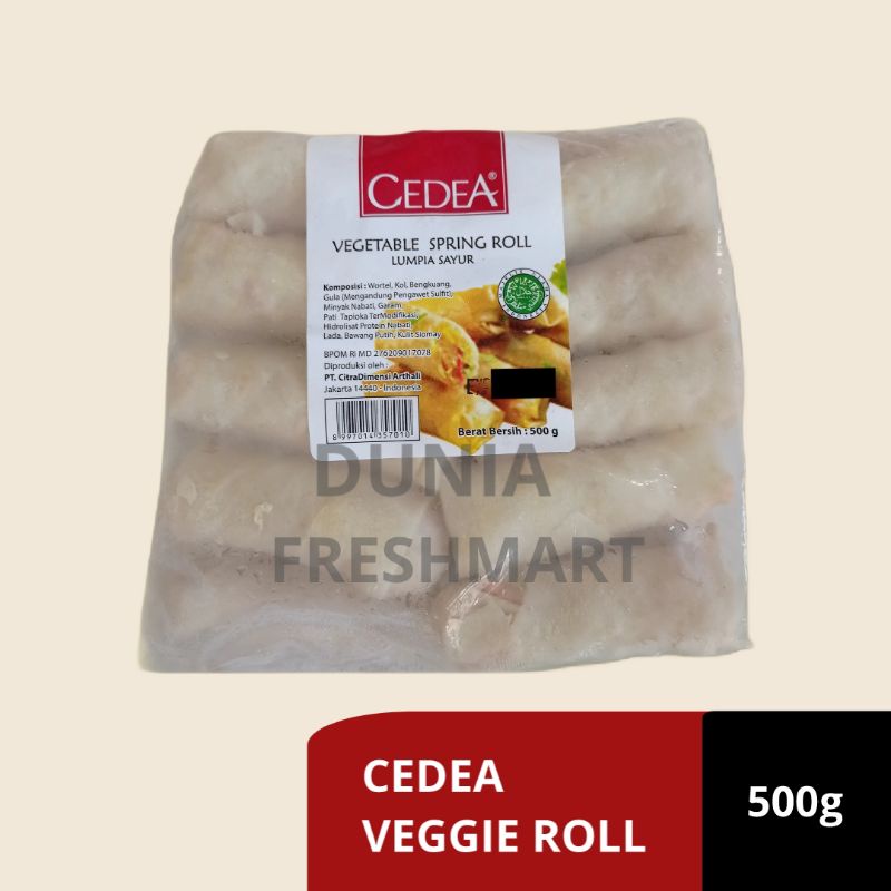 

Cedea Veggie Spring Roll 500 gram (20pcs)