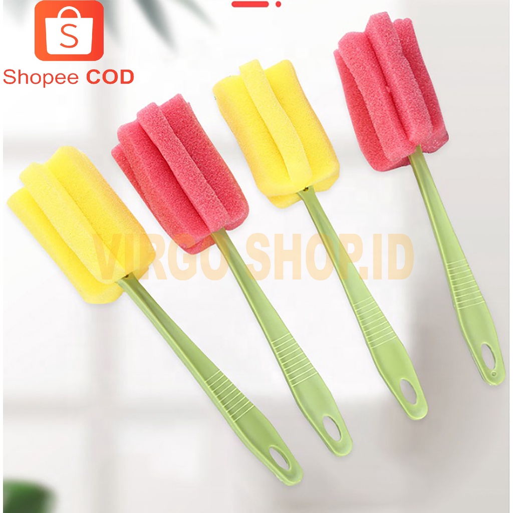 Sikat Botol / Sponge Bottle Brush / Spons / Sponge / Spons Botol / Sikat Spons / Sikat Spons Botol