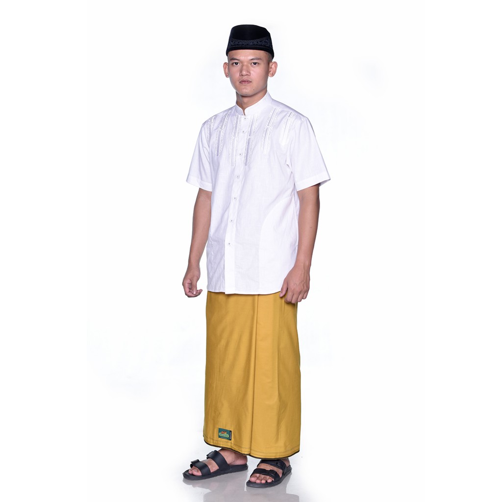 ATLAS Sarung Favorit Kuning Tua Polos