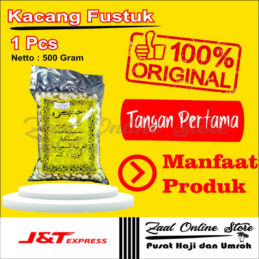 

KACANG FUSTUK KACANG ARAB OLEH HAJI DAN UMROH OLEH OLEH HAJI OLEH OLEH UMROH 500GR