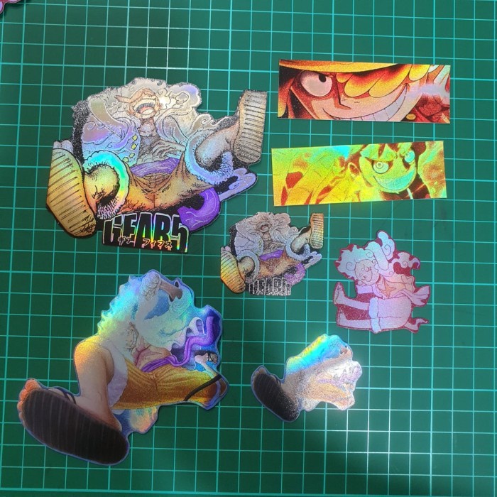 

Sticker Hologram Anime - PSH886 - One Piece - Luffy Gear 5 Set 7pcs