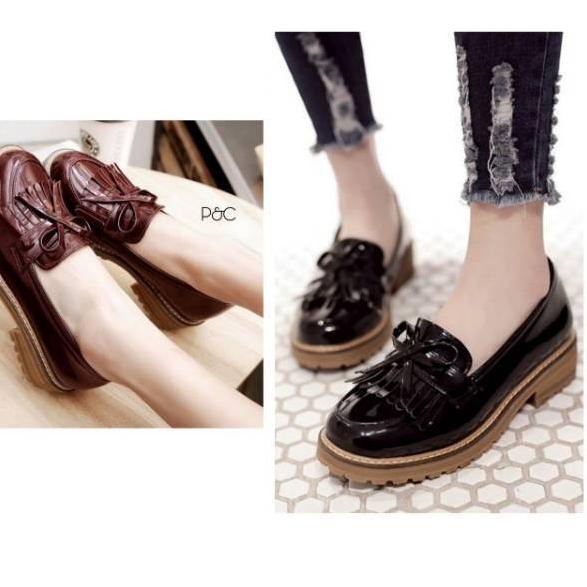 Bagus Banget.. Repetto loafer 2 tone glosi realpict geser